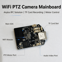 Cámara IP WiFi Anyka PTZ en Stock, Placa Base IPC de Vigilancia Inalámbrica, Ranura para Tarjeta TF, Controlador de Motor Pan Tilt
