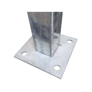 China Custom 4x4 6x6 Steel Wood <strong>Fence</strong> <strong>Post</strong> Anchor Base <strong>for</strong> <strong>Concrete</strong> <strong>Bracket</strong> Grounded Support <strong>for</strong> <strong>Concrete</strong> - Product Image 3