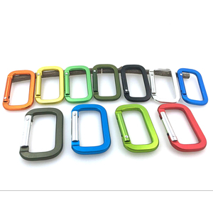 Moschettone Rettangolare Nero Opaco Personalizzato in Lega di Alluminio di Alta Qualità per Escursionismo e Arrampicata - Product Image 5