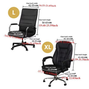Housses de chaise d'<span class=keywords><strong>ordinateur</strong></span> de bureau Protecteur de <span class=keywords><strong>fauteuil</strong></span> Noir <span class=keywords><strong>Housse</strong></span> De Chaise De haute qualité Comprend Accoudoir Jacquard Gamer Housses de chaise - Product Image 3