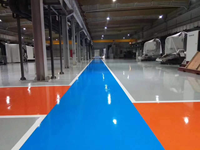 Revêtement de sol en époxy de couleur unie, durable et écologique, avec couleur personnalisée pour entrepôts et garages, antidérapant, qualité industrielle