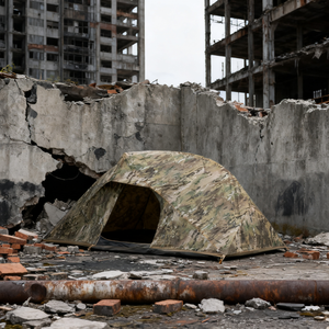 Tenda da Campeggio Estiva per 1 Persona Ultraleggera 1,8kg Impermeabile PU3000mm Doppio Strato Montaggio Rapido Palo in Alluminio per Escursionismo e Spiaggia - Product Image 3