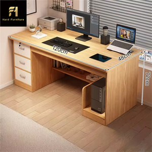 2025 nuevo estilo Escritorio de computadora minimalista moderno Escritorio de oficina y juego de sillas escritorio con cajones ordenador de casa Escritorio de Estudiante - Product Image 3