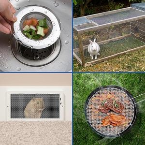 Pantalla de malla de alambre de acero inoxidable Pantalla de malla de alambre de metal tejido libre de óxido para salidas de aire - Product Image 2