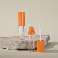 Tube de brillant à lèvres rond de 2,5 ml, emballage cosmétique portable, emballage vide pour brillant à lèvres, récipient pour produits pour les lèvres