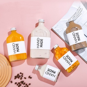 50ml 100ml 200ml 250ml 350ml 500ml Mini rượu chai thủy tinh tái sử dụng <span class=keywords><strong>Flask</strong></span> với mũ rõ ràng rỗng rượu bắn chai - Product Image 3