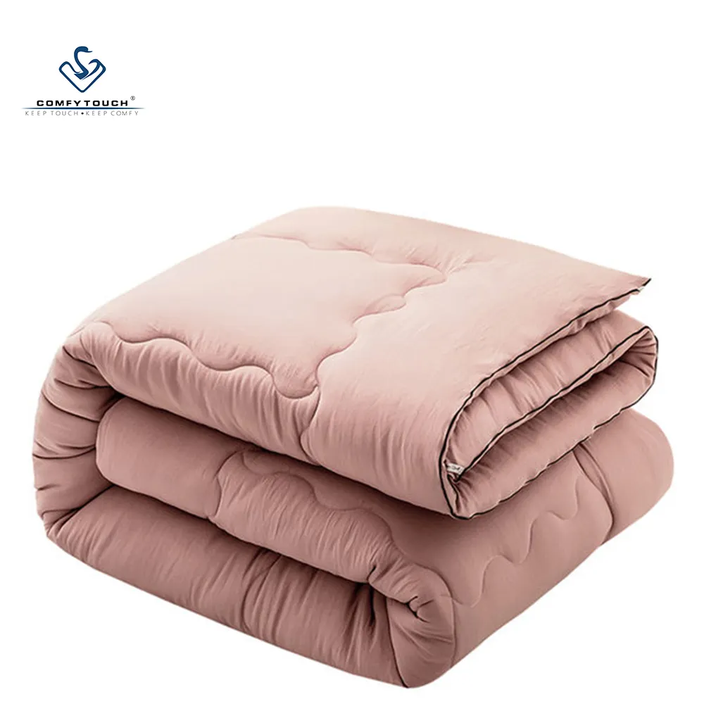 Sợi nhỏ làm đầy bộ đồ giường Bộ Comforter sang trọng