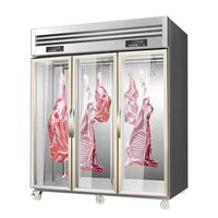 Meilleures ventes : Vitrine réfrigérée commerciale à température unique pour viande suspendue, congélateur et présentoir de produits frais