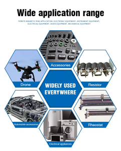 Inductor de tubo de polvo de perlas epoxi <span class=keywords><strong>para</strong></span> soldadura de hierro toroidal EMI, <span class=keywords><strong>para</strong></span> placa de acero, núcleo de tambor absorbente, núcleo de choque, núcleo de impedidor, manganeso, zinc - Product Image 4