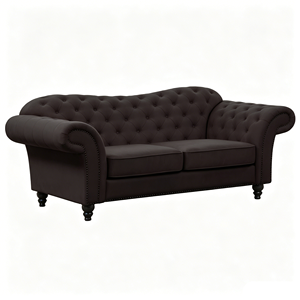 Ensemble de canapés en velours durable et confortable avec dossier capitonné et accoudoirs rembourrés pour la décoration moderne des salons européens - Product Image 3