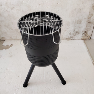 <span class=keywords><strong>Cheminée</strong></span> de camping haut de gamme personnalisée avec gril <span class=keywords><strong>barbecue</strong></span> intégré pour brûler des bûches - Product Image 2