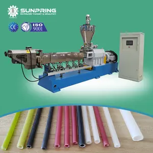 SunPring edible rice straw machine beverage drinking rice straw making machine