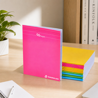 Cahier d'exercices scolaire personnalisé avec couverture sur mesure, agrafé, format standard, fabricant de cahiers d'écriture scolaire