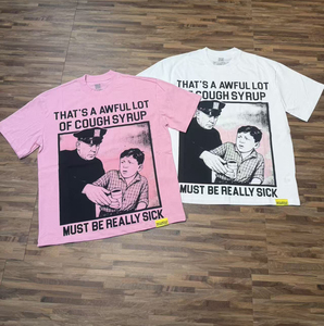 Nueva Colección de Camisetas de Alta Calidad para Hombre con Estampado 'THAT'S A AWFUL LOT OF COUPH SYRUP', Estilo Holgado e Informal - Product Image 3