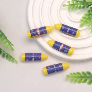 Abalorios de resina de regreso a <span class=keywords><strong>la</strong></span> escuela Crayon a Decorer Suministros escolares Encanto Joyería Artesanía Accesorios para casas de muñecas - Product Image 4