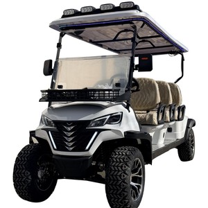 Qilu Fengde Electric Golf Cart 6 Seater 48V 2WD Utility Vehicle For Scenic Area <b>Transport</b> And Patrol - Product Image 1