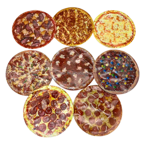 Disponibile: Confezione Speciale Cali Pack da 3,5g, 8 Pezzi, a Forma di Pizza, Sacchetti Ziplock Fustellati per Erbe Secche, Set di Scatole per Imballaggio Alimentare - Product Image 5
