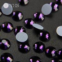 Meilleure qualité chinoise 60%-80% Strass HotFix en pierre allemande brillant pour décoration d'ongles DIY et bijoux