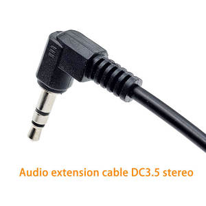 สายต่อเสียงแบบมุมฉาก DC3.5 หัวเสียบแบบกลม 90 องศา สายเชื่อมต่อหูฟัง 26AWG - Product Image 2