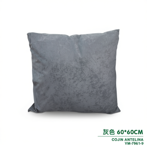 Cojín y Almohada Antelina Ice Point Velvet Grey 60*60 - Product Image 3