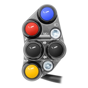 Interrupteur de guidon gauche pour MV Agusta Brutale 675 (Titane) - Product Image 1