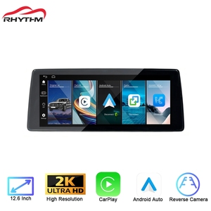 Autoradio Rhythm 12,6 pouces à installation rapide, CarPlay sans fil, Android Auto, Linux, Bluetooth pour BMW Série 5 E60 2006-2010, système CCC - Product Image 1