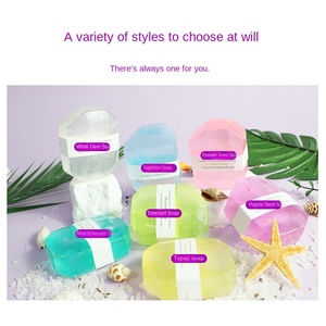 Thảo dược tinh dầu rắn thủ công Thanh xà phòng lá vàng Kim Cương hương thơm hộp quà tặng bao bì phụ nữ tất cả các loại da kệ 3 năm - Product Image 4