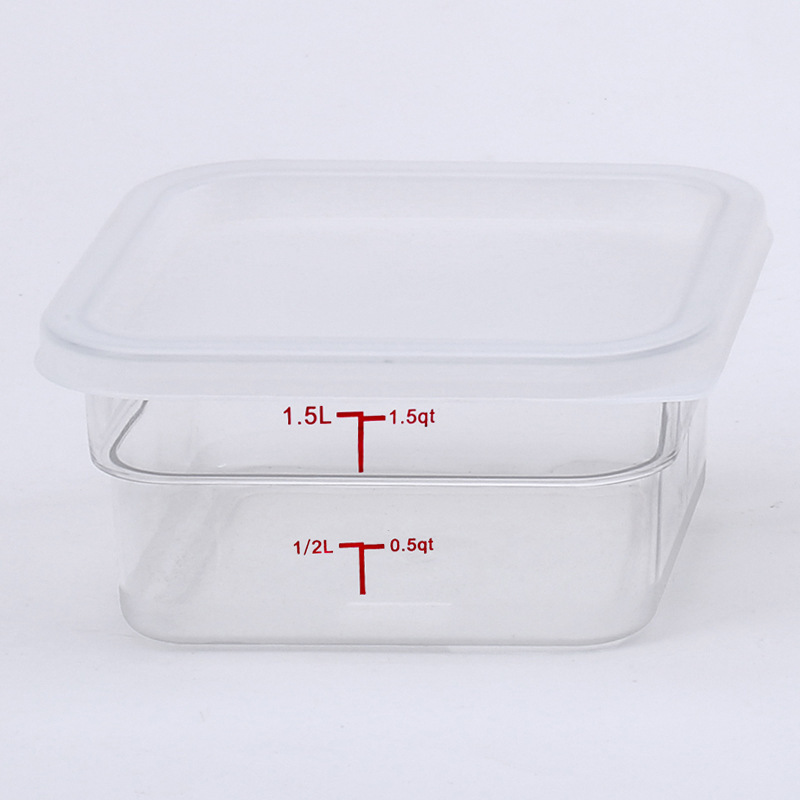Cubo cuadrado de 2L, 185*185*100mm