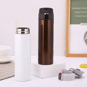 Venta al por mayor LLMG Termo de acero inoxidable personalizado de 500ml con aislamiento al vacío de 12-24 horas, tapa plegable, pajita y taza para coche, para negocios - Product Image 4
