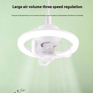 <b>Smart</b> <b>Home</b> Products Oscillating LED Fan Light with Aromatherapy E27 Screw Remote Control Cross-Border Plastic Product - Product Image 5