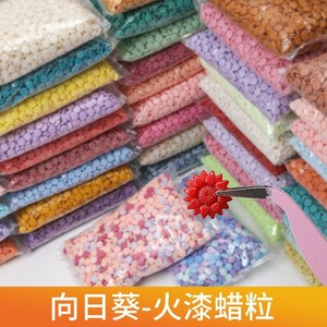 Granulés de cire à cacheter Suidis Sunflower 500g en forme de fleur pour travaux manuels sur papier - Product Image 4
