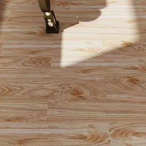 Adesivo de PVC para piso de interior de sala de estar, 2 mm LVT autoadesivo de alta qualidade com parte traseira seca 6X36 polegadas