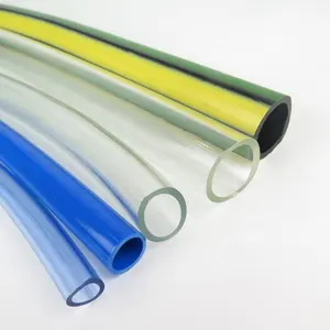 PVC transparent rigide mur mince blanc petit diamètre 1.5 pouces tuyau en vinyle Flexible tuyau en plastique fabrication de tuyaux