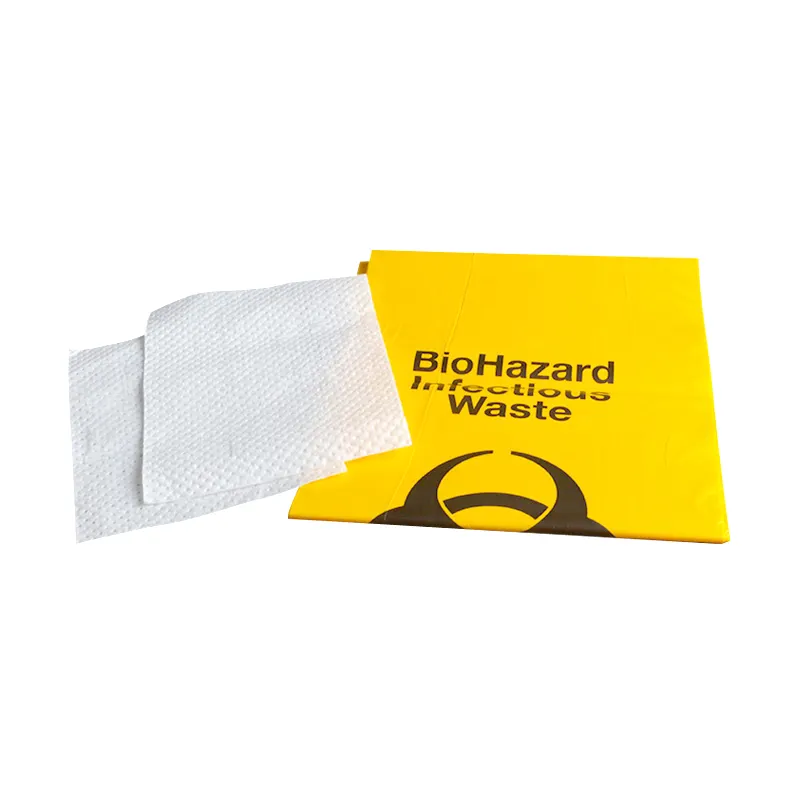 Hospital Consumable Liquid Urine Soaking Biodegradable Absorbent Pad Water-based Liquid Absorbing for Disposable Bag 15~30 Days