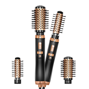 Spazzola rotante aria calda Set 4 in 1 Auto girevole spazzola 3-in-1 aria calda Styler 360 rotante asciugacapelli per capelli a secco - Product Image 1