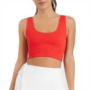 Top Deportivo Sin Costuras de Alta Sujeción, Transpirable, de Secado Rápido, Elástico en Cuatro Direcciones, 92% Nailon, 8% Elastano, Talla Grande, Ligero - Product Image 4