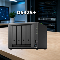 Promotion DS425 pour DS425+ NAS DiskStation 4 baies (sans disques) J4125 2 Go de RAM 2*M.2 NVMe 2*USB3.2 1*2.5GbE + 1 1GbE RJ45