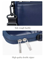 Housse d'Ordinateur Portable et Sac Messager Portable en PU Étanche, avec Logo Personnalisé, pour Ordinateurs 13, 14, 15 et 15.6 Pouces, pour Femme
