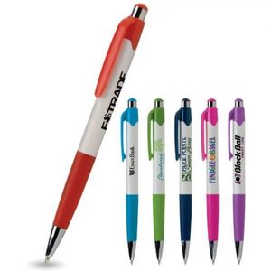 ปากกาลูกลื่นแบบกด ปลายพลาสติกแข็งแรงทนทาน หมึกสีดำ ขนาดหัวปากกา 1.0 มม. เขียนลื่น ไม่เลอะ สำหรับสำนักงานและสมุดบันทึก - Product Image 3