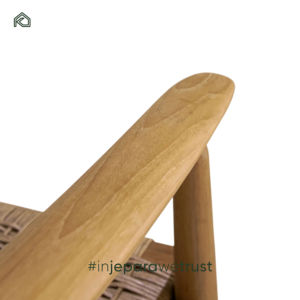 Kinan <b>Chair</b> Teak wood <b>chair</b> with synthetic rattan design providing breathable comfort and contemporary charm - Product Image 5