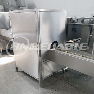 Machine industrielle automatique fiable HNReliable pour la coupe des queues et des racines d'oignons avec PLC et moteur, capacité de 600 kg/h, en acier inoxydable - Product Image 6