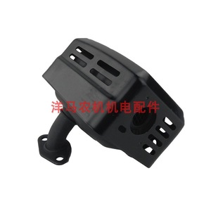 Pièces de motobineuse 168F 170F GX160 GX200 Tuyau d'échappement Silencieux Moteur à essence Pompe à eau avec fonctions de réduction du bruit - Product Image 5