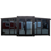 Maison conteneur modulaire extensible de 30 pieds avec options chambre et villa, design moderne, installation facile