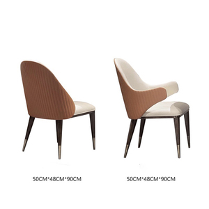 <span class=keywords><strong>Cucina</strong></span> sala da pranzo tavolo da pranzo in marmo tavolo da pranzo in acciaio inossidabile con base in marmo e 6 sedie - Product Image 6