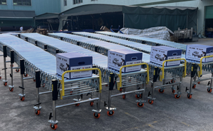 Ligne télescopique à rouleaux Convoyeur à bande flexible Industrie du transport Industrie express Commerce électronique Équipement d'entrepôt - Product Image 6