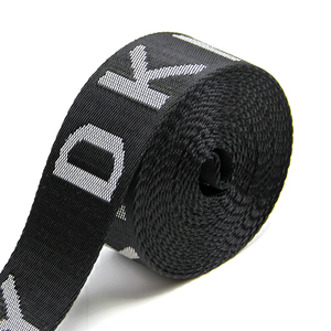 Tùy chỉnh 50mm 2 inch Jacquard Đen <span class=keywords><strong>Webbing</strong></span> 38mm chiều rộng Nylon <span class=keywords><strong>Webbing</strong></span> cho vành đai Túi dây đeo - Product Image 1