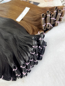 Nuovo arrivo cuticola vergine doppio disegnato Balayage colore chiaro Micro trama extension per <span class=keywords><strong>capelli</strong></span> Remy extension per <span class=keywords><strong>capelli</strong></span> può essere un taglio geniale - Product Image 3
