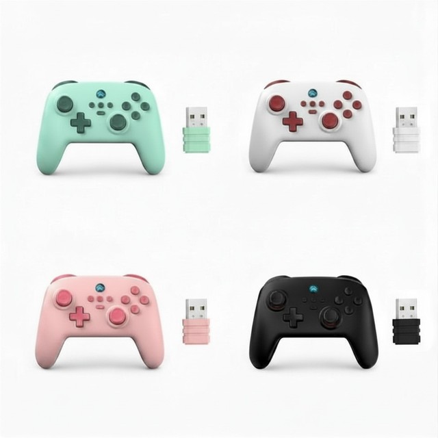 Wireless BT Controller Three-mode Connection with With Wake-up Function and Motion Sensing for Switch PC Android Ios Ps