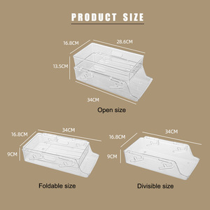 Automatic Rolling Clear Drink Holder Double-layer Plastic Beer Soda Can <strong>Storage</strong> <strong>Box</strong> Pull Can Drawer <strong>Shelving</strong> - Product Image 6