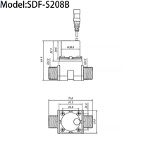 Goldenland Low Price Bistabiele Puls Solenoïde Klep G1/2 met Membran, Fabrieksaanpasbaar voor Water, DC 3V 6V 12V 24V